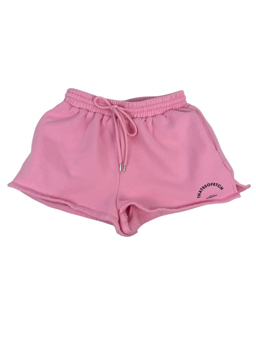 That's So Fetch Series 2 Pink Sweat Shorts Size S Drawstring Waist